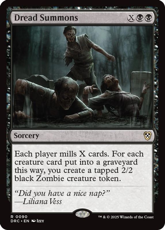Dread Summons - 90 - Rare