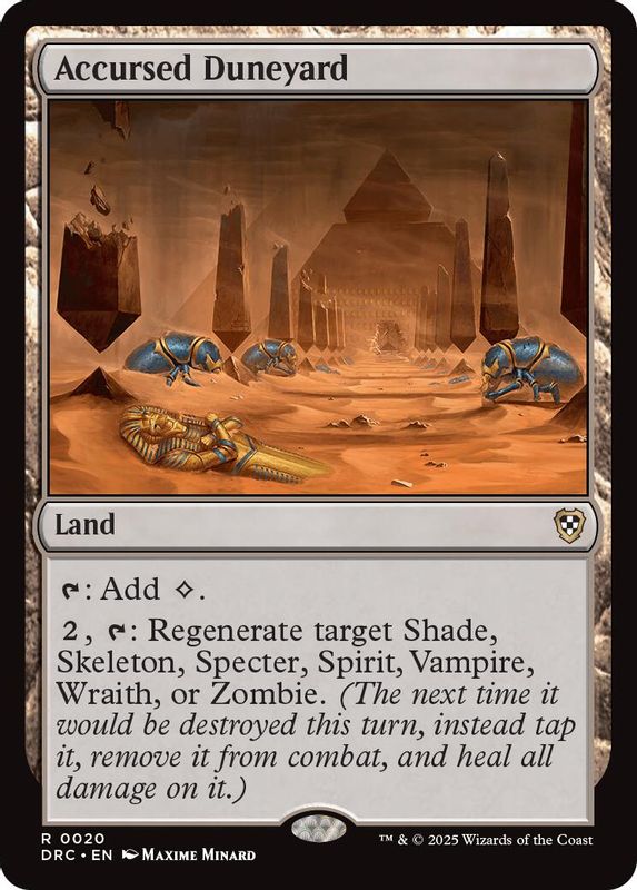 Accursed Duneyard - 20 - Rare