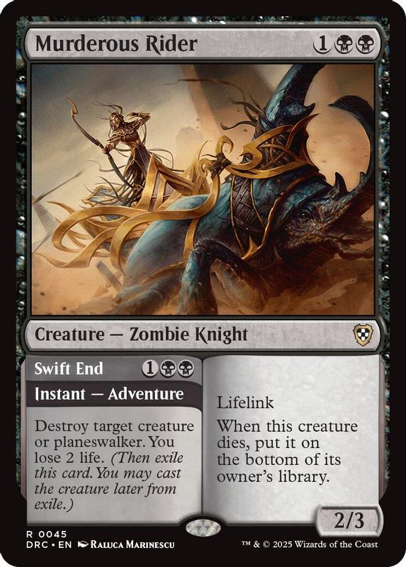 Murderous Rider - 45 - Rare