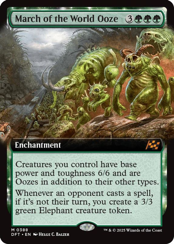 March of the World Ooze (Extended Art) - 388 - Mythic