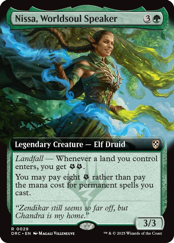 Nissa, Worldsoul Speaker (Extended Art) - 29 - Rare