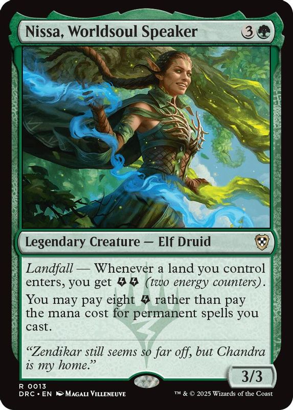 Nissa, Worldsoul Speaker - 13 - Rare