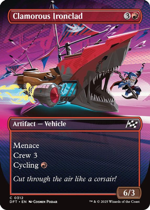 Clamorous Ironclad (Borderless) - 312 - Common