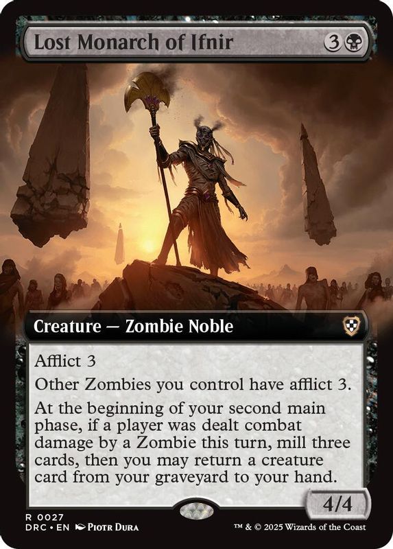 Lost Monarch of Ifnir (Extended Art) - 27 - Rare