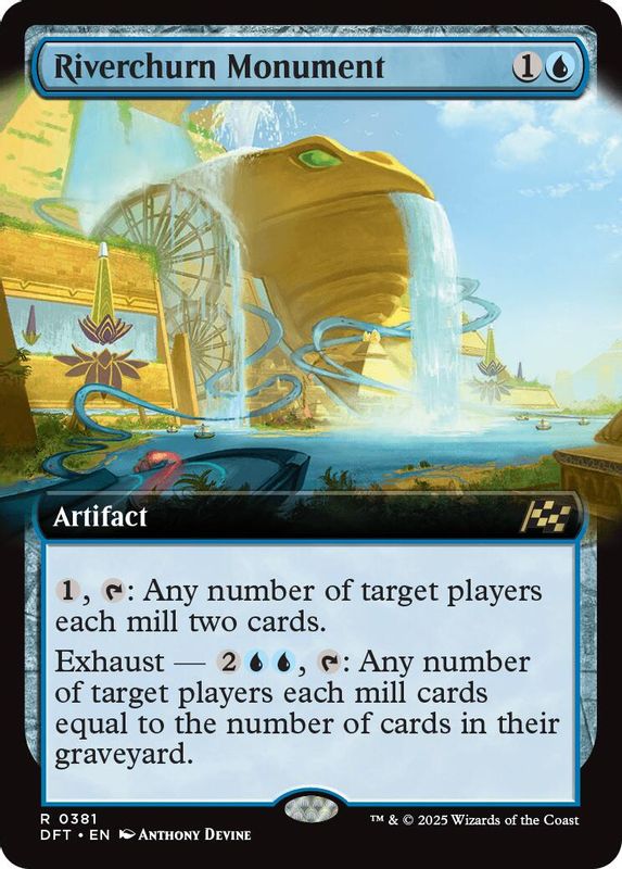 Riverchurn Monument (Extended Art) - 381 - Rare