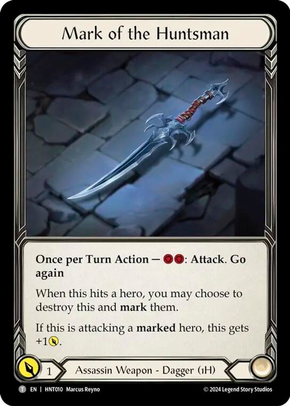 Mark of the Huntsman // Obsidian Fire Vein - HNT010//HNT100 - Token