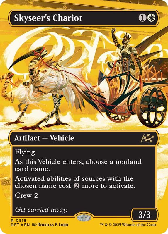 Skyseer's Chariot (Borderless) (First-Place Foil) - 518 - Rare