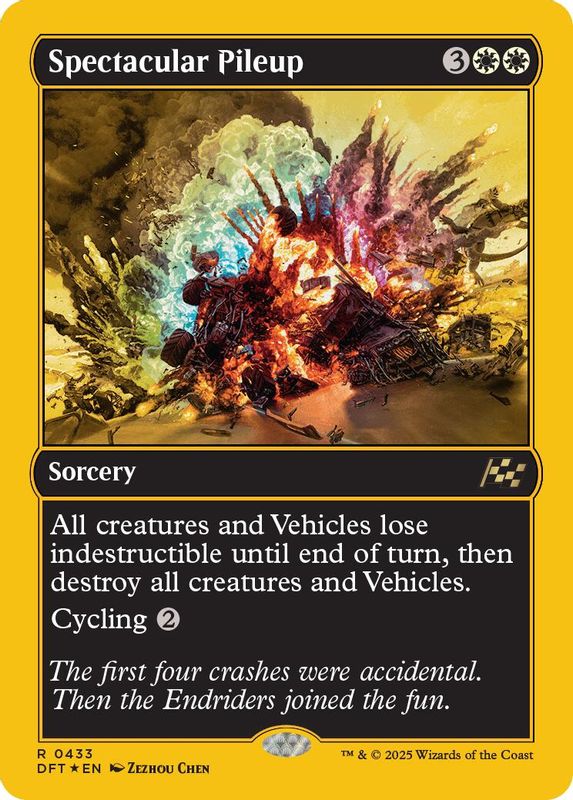 Spectacular Pileup (First-Place Foil) - 433 - Rare