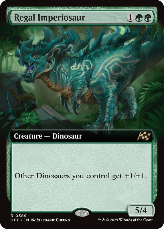 Regal Imperiosaur (Extended Art) - 389 - Rare
