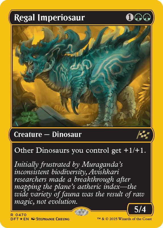 Regal Imperiosaur (First-Place Foil) - 470 - Rare