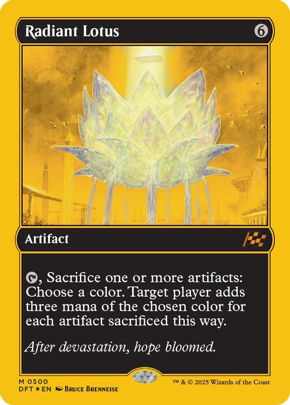 Radiant Lotus (First-Place Foil) - 500 - Mythic