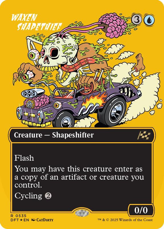 Waxen Shapethief (Borderless) (First-Place Foil) - 535 - Rare