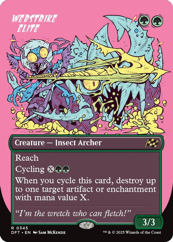 Webstrike Elite (Borderless) - 345 - Rare