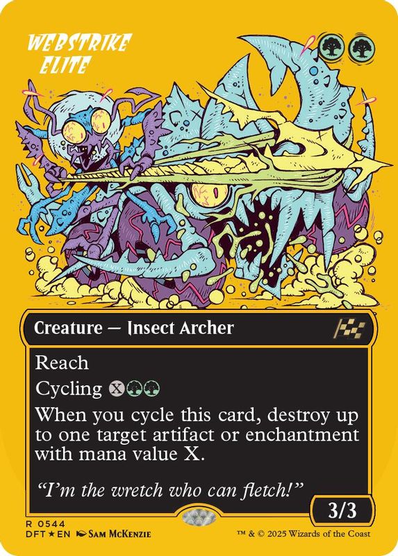 Webstrike Elite (Borderless) (First-Place Foil) - 455 - Rare