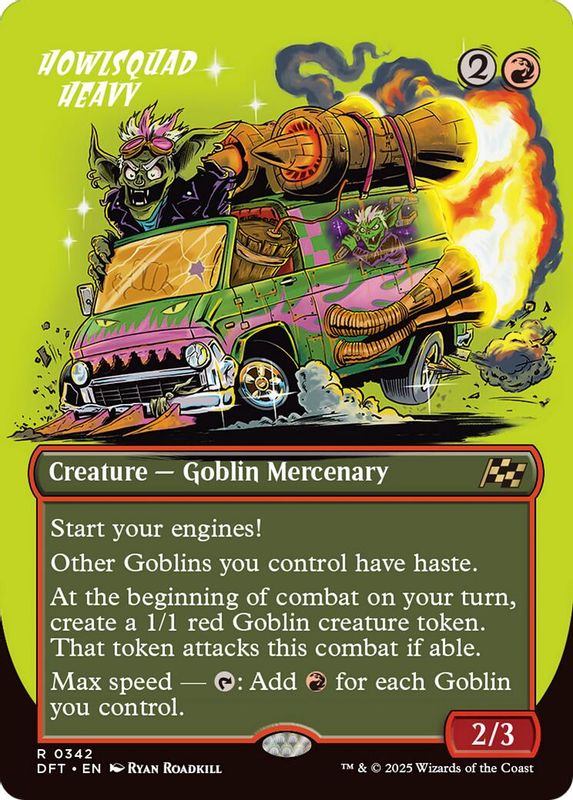 Howlsquad Heavy (Borderless) - 342 - Rare