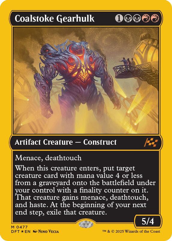 Coalstoke Gearhulk (First-Place Foil) - 477 - Mythic