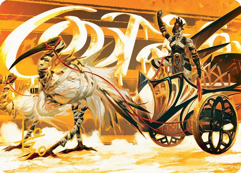 Skyseer's Chariot Art Card (Gold-Stamped Signature) - 35 - Special