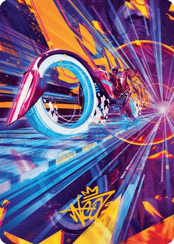 Spotcycle Scouter Art Card (Gold-Stamped Signature) - 37 - Special