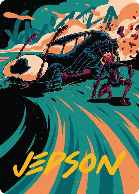 Carrion Cruiser Art Card (Gold-Stamped Signature) - 39 - Special