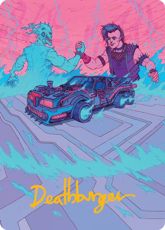 Demonic Junker Art Card (Gold-Stamped Signature) - 40 - Special