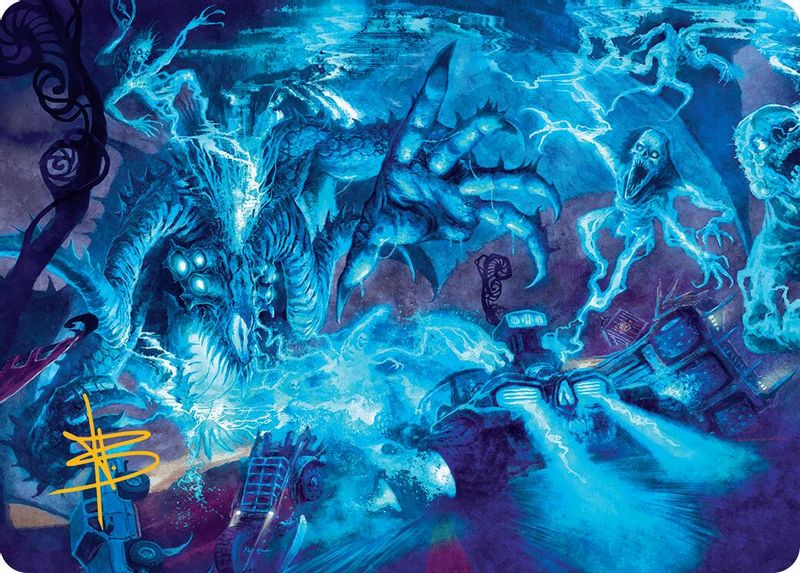 The Speed Demon Art Card (Gold-Stamped Signature) - 18 - Special