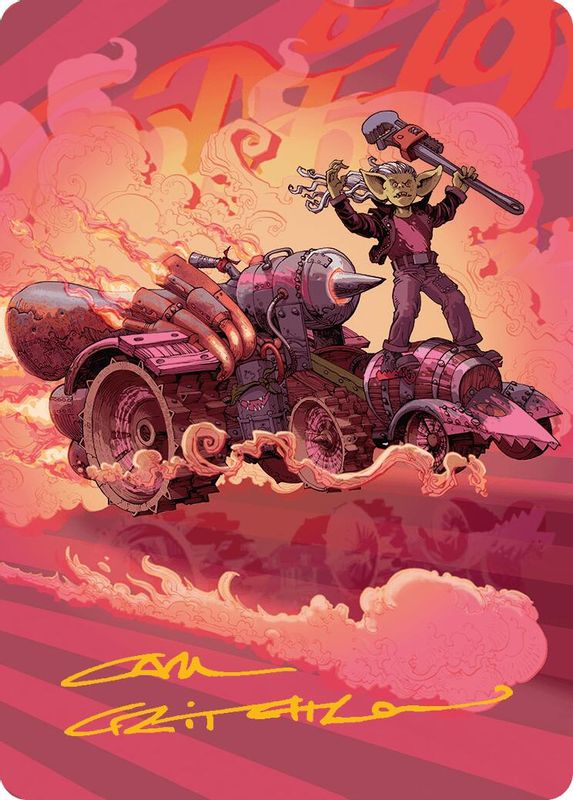 Burner Rocket Art Card (Gold-Stamped Signature) - 41 - Special