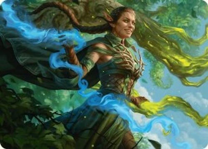 Nissa, Worldsoul Speaker Art Card - 31 - Special