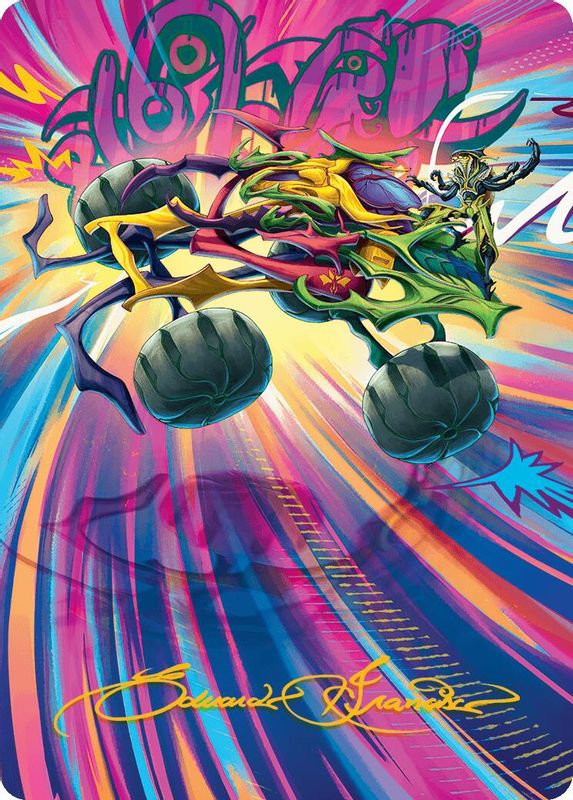 Thunderous Velocipede Art Card (Gold-Stamped Signature) - 43 - Special