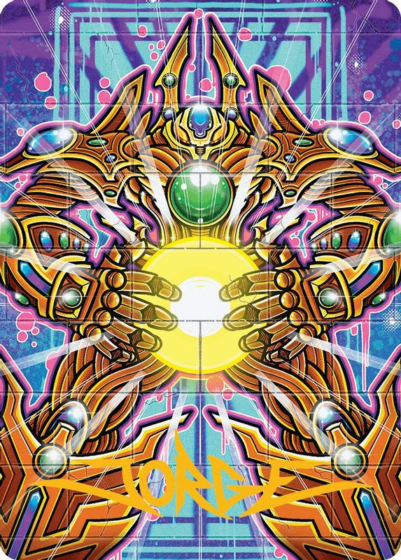 Brightglass Gearhulk Art Card (Gold-Stamped Signature) - 53 - Special