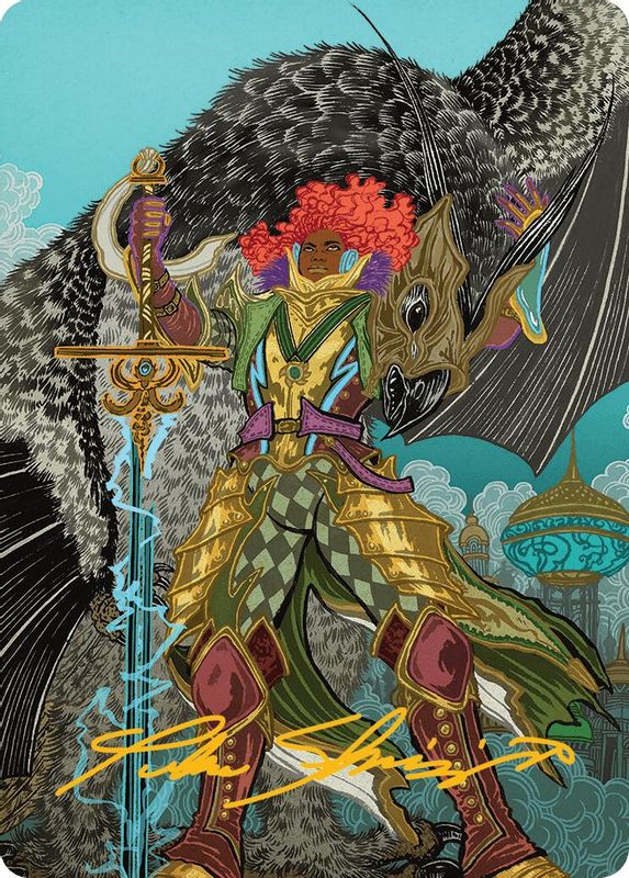 Caradora, Heart of Alacria Art Card (3/54) (Gold-Stamped Signature) - 3 - Special