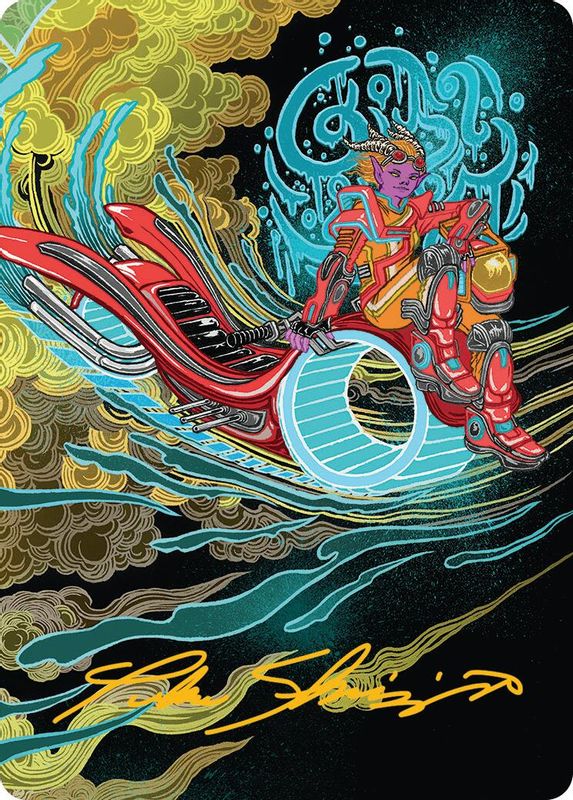 Cloudspire Skycycle Art Card (Gold-Stamped Signature) - 44 - Special