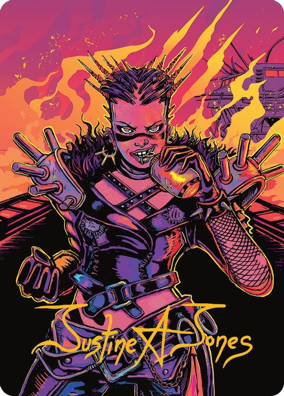 Far Fortune, End Boss Art Card (2/54) (Gold-Stamped Signature) - 2 - Special