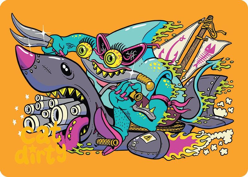 Fearless Swashbuckler Art Card (Gold-Stamped Signature) - 51 - Special