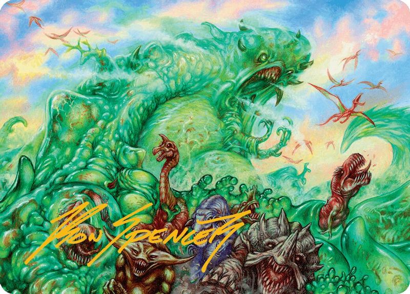 Mimeoplasm, Revered One Art Card (Gold-Stamped Signature) - 28 - Special