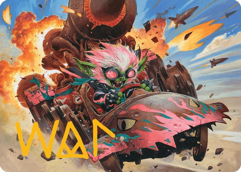 Redshift, Rocketeer Chief Art Card (Gold-Stamped Signature) - 13 - Special