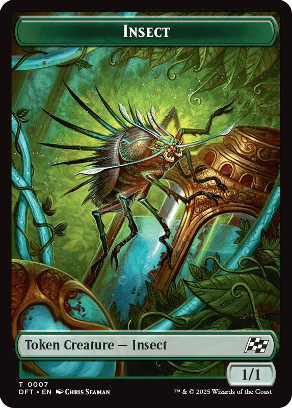 Insect // Elephant Double-Sided Token - 7 // 6 - Token