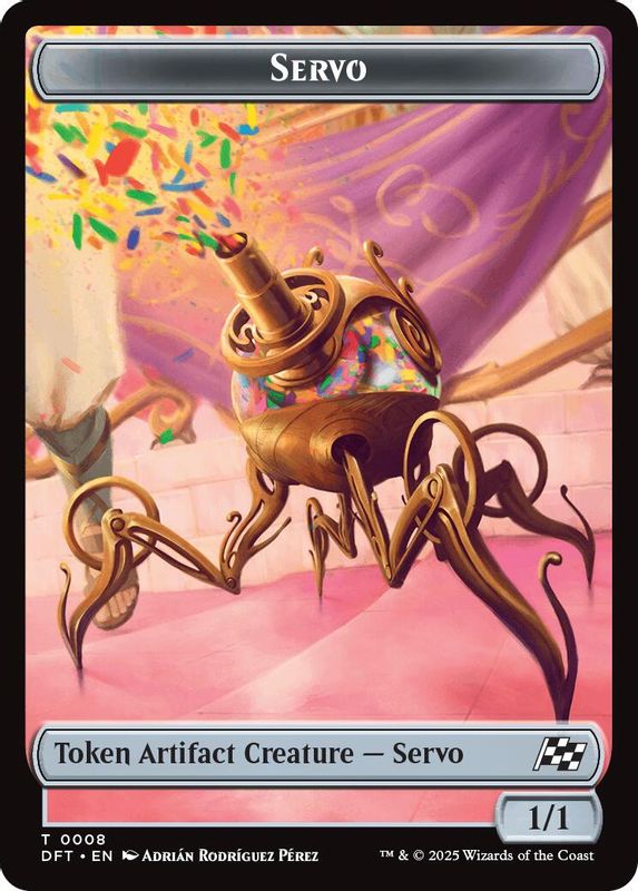Servo // Thopter (0009) Double-Sided Token - 8 // 9 - Token