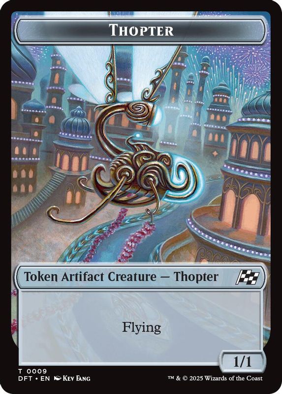 Thopter (0009) // Treasure Double-Sided Token - 9 // 11 - Token