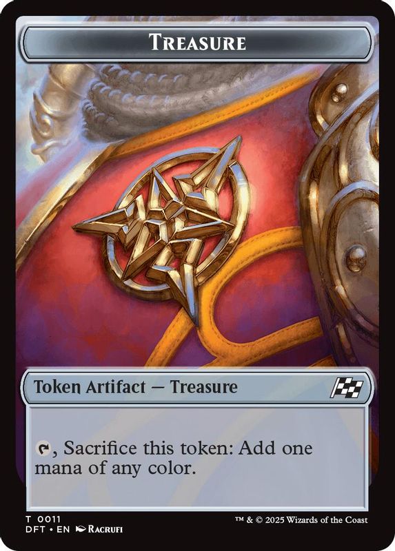 Treasure // Pilot Double-Sided Token - 11 // 1 - Token