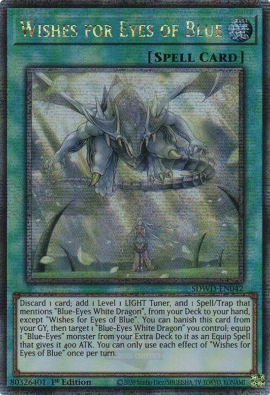 Wishes for Eyes of Blue (Quarter Century Secret Rare) - SDWD-EN042 - Quarter Century Secret Rare
