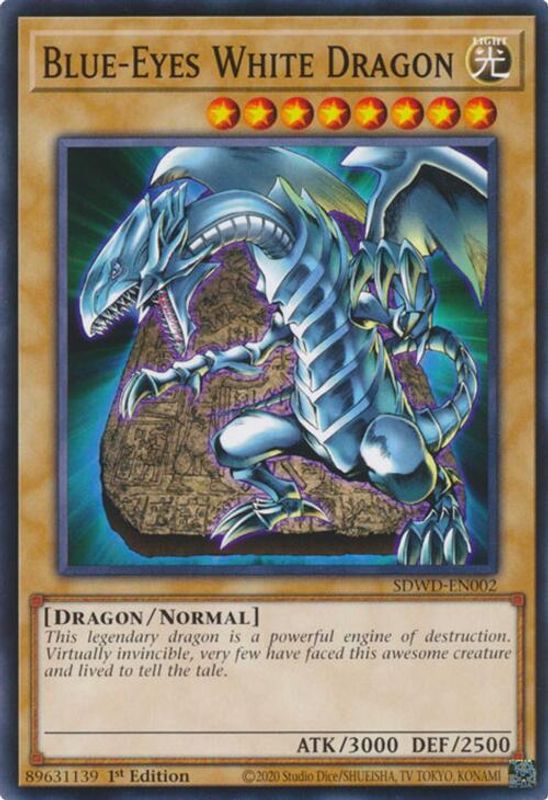 Blue-Eyes White Dragon (SDWD-EN002) - SDWD-EN002 - Common / Short Print
