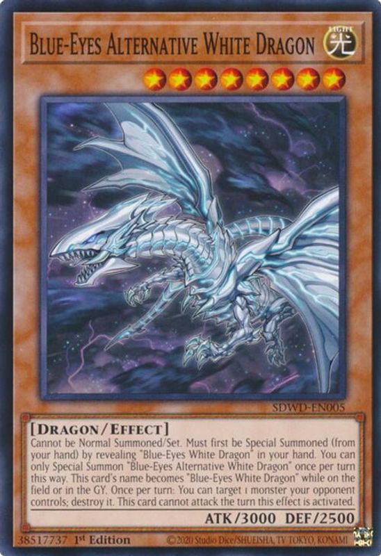 Blue-Eyes Alternative White Dragon - SDWD-EN005 - Common / Short Print