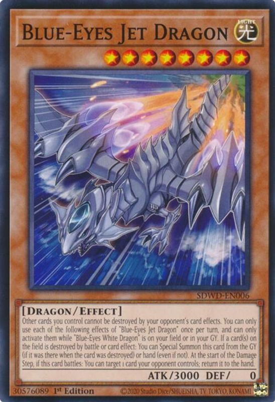 Blue-Eyes Jet Dragon - SDWD-EN006 - Common / Short Print
