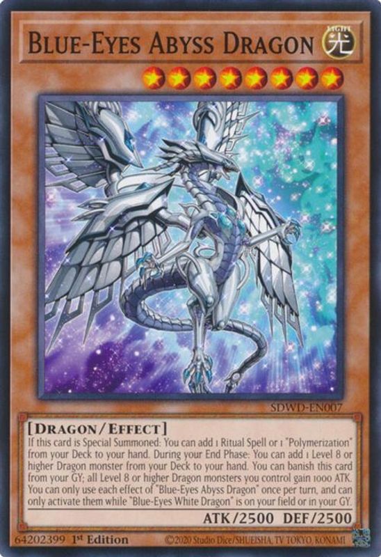 Blue-Eyes Abyss Dragon - SDWD-EN007 - Common / Short Print