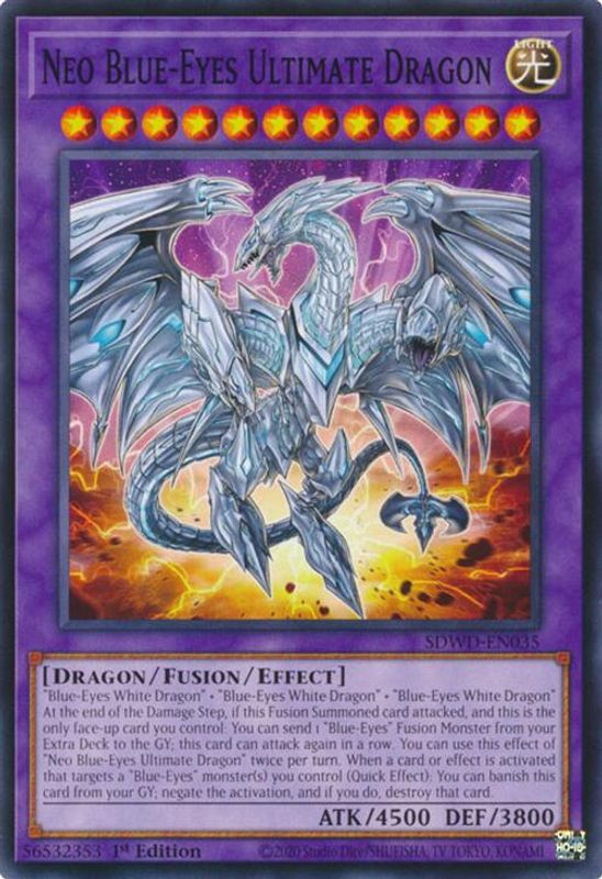 Neo Blue-Eyes Ultimate Dragon - SDWD-EN035 - Common / Short Print