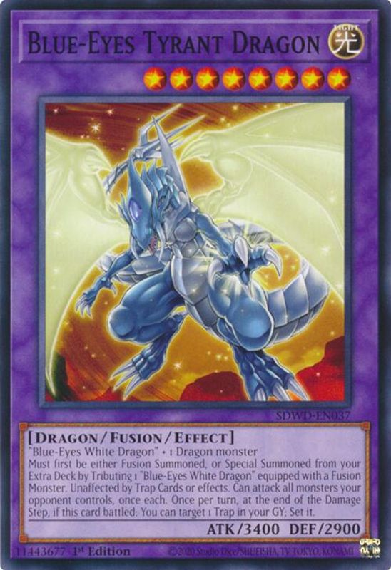 Blue-Eyes Tyrant Dragon - SDWD-EN037 - Common / Short Print