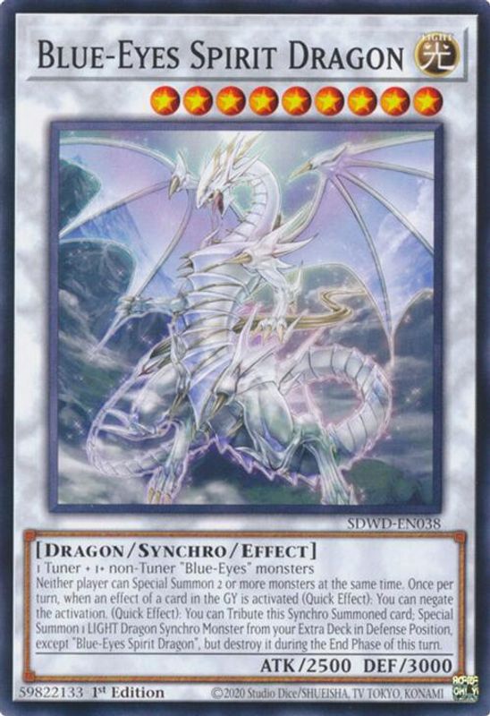 Blue-Eyes Spirit Dragon - SDWD-EN038 - Common / Short Print
