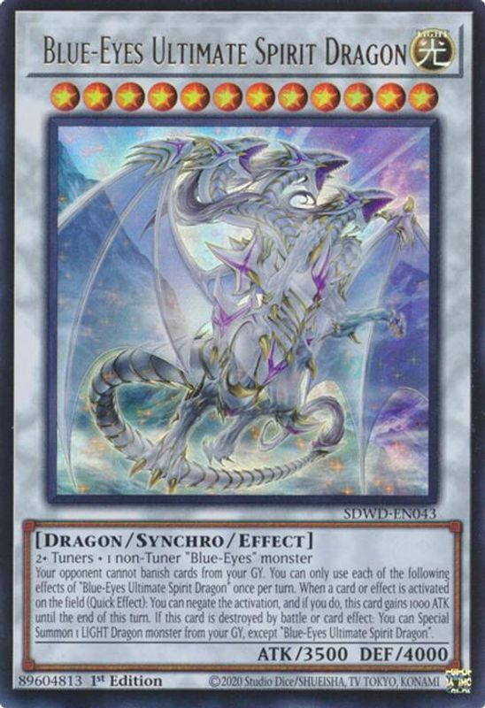 Blue-Eyes Ultimate Spirit Dragon - SDWD-EN043 - Ultra Rare