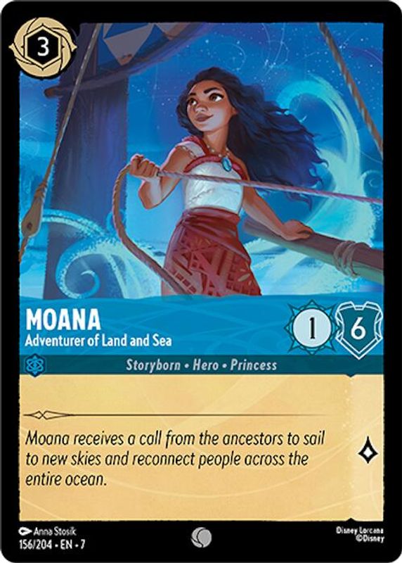 Moana - Adventurer of Land and Sea - 156/204 - Common