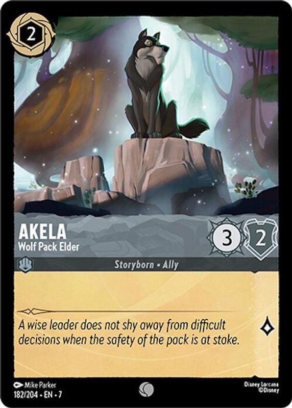 Akela - Wolf Pack Elder - 182/204 - Common